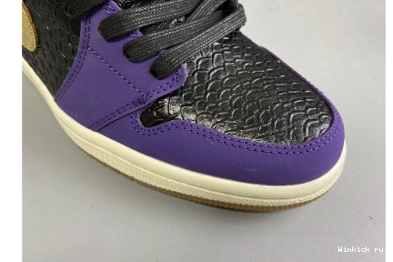  HIGH UNION “MAMBA” AIR BLACK OG PURPLE 1 X JORDAN GOLD 0723